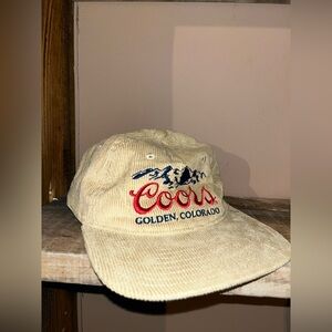 Coors Beige Corduroy Cap